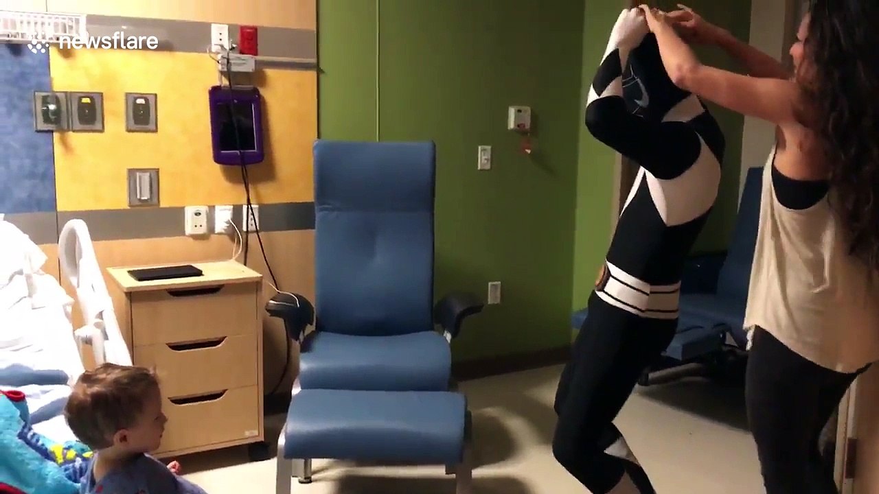 Union J singer JJ Hamblett surprises son at hospital