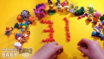 Learn to Count 1 to 60 with Candy Numbers! Surprise Eggs with Candy! Lesson 6