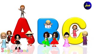 Lets Learn the Alphabet - E - nursery rhyme - Cartoon/Animated Rhymes For Kids
