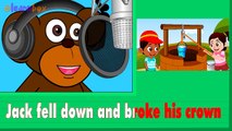 Jack and Jill Nursery Rhyme | Video with lyrics | Rhymes for Children | Baby Songs by Po P