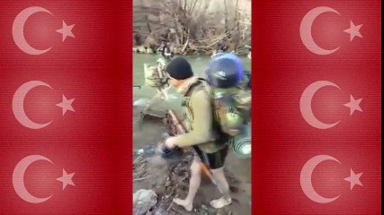 Operasyona Giden Komandolar Dereyi Nasıl Aşıyor-