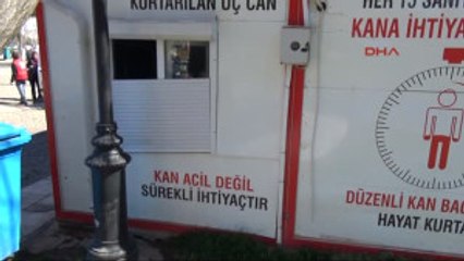 Gaziantep'te, Kızılay'ın Kan Toplama Birimine Hırsızlar Girdi