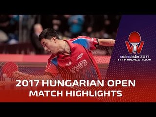 2017 Hungarian Open Highlights: Joo Saehyuk vs Bojan Tokic (R32)