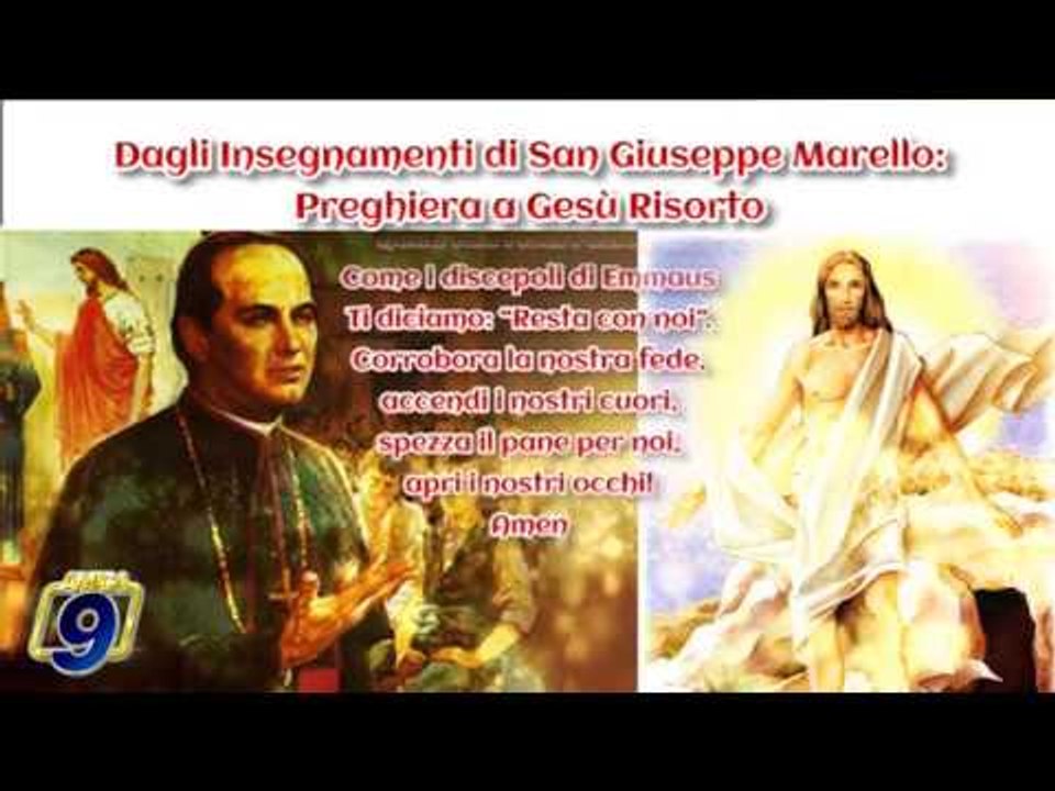 San Giuseppe Marello – Preghiera A Gesù Risorto