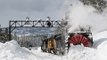 Rotary Snow Plows Clear California's Donner Pass