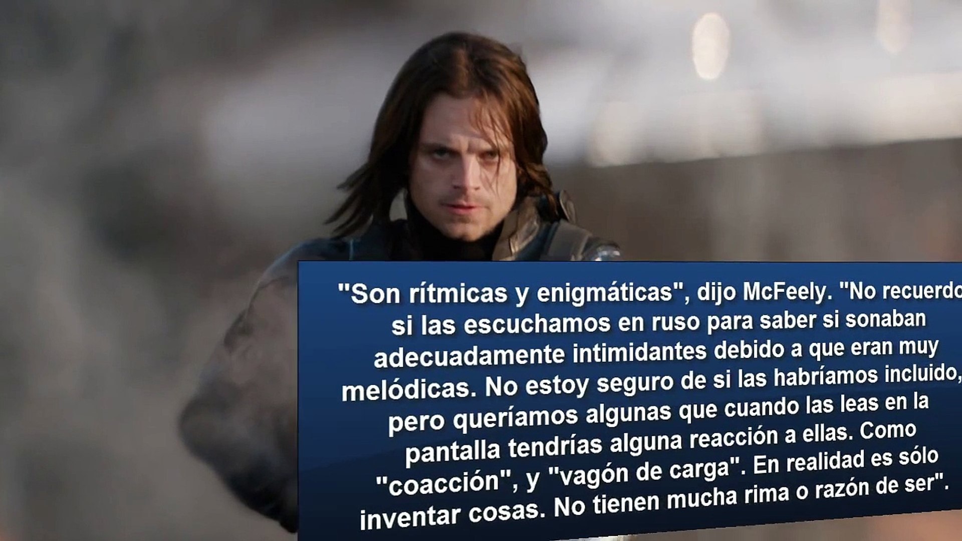 Que Significan Las Palabras Que Activan A Bucky En Capitan America Civil War Video Dailymotion