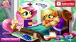 Applejack Got sick While Eating Apple, She Has a Stomach Ache | My Little Pony Doctor Game