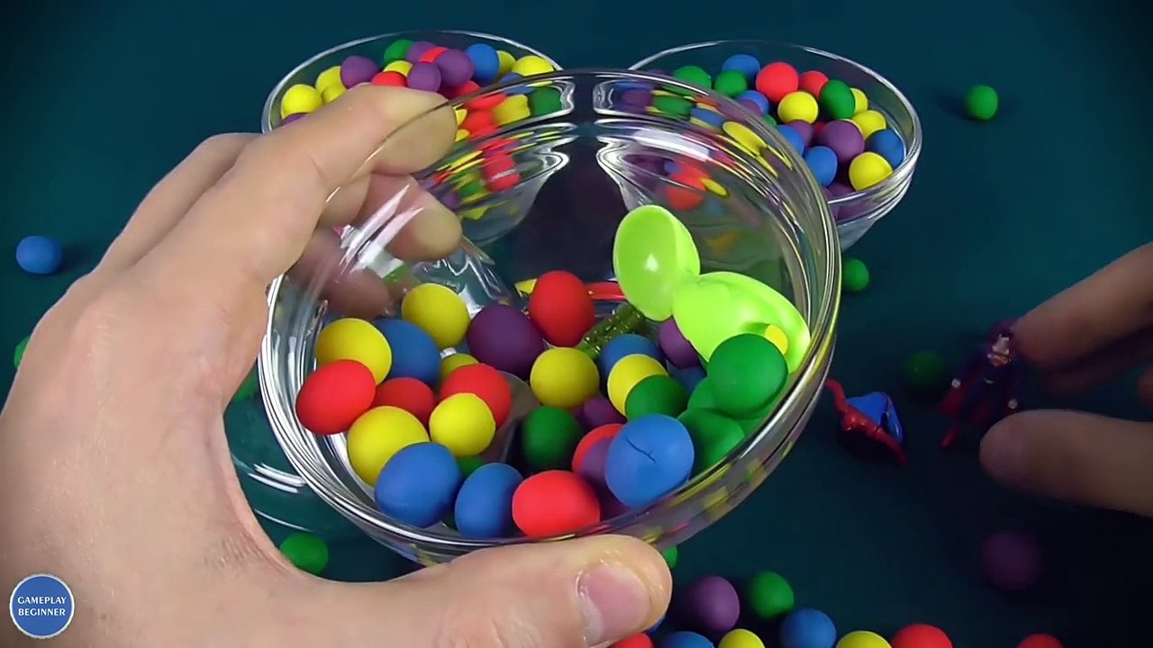 Play Doh Dippin Dots Ice Cream Toilet Surprise Toys Spider-Man Masha Shopkins Winnie the P