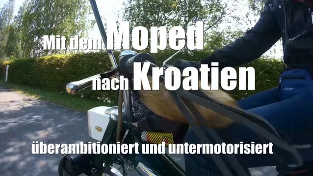 Mopedtour 2016 Kroatien - mit 50 ccm zum Silbersee
