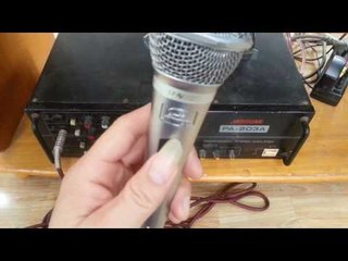 Hướng Dẫn Chỉnh Amply karaoke Cơ bản Nhất Hát Với Mic Hàn Quốc Sonics SM 301III