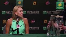 Elena Vesnina se fait voler son trophée BNP Paribas Open 2017