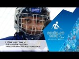 USA vs Italy highlights | Ice sledge hockey | Sochi 2014 Paralympic Winter Games