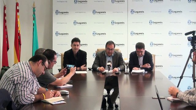 Rueda de prensa del Equipo de Gobierno del Ayuntamiento de Leganés del 21 de marzo de 2017