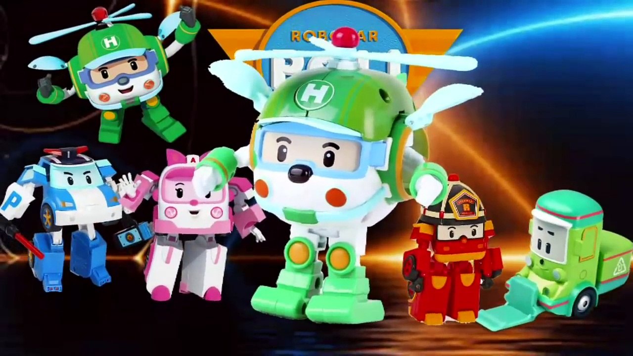 DADDY FINGER FAMILY SONG Robocar Poli Nursery Rhymes for Children Babies and Toddlers