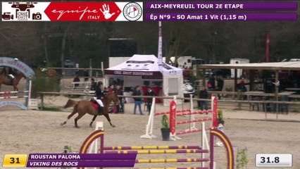 CSO Epreuve 2 -  A1 Vitesse 115 - Aix Méreuil - 18 mars 2017