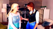 Spiderman vs Venom vs Frozen Elsa & Anna! Elsa & Anna are Kidnapped in Real Life Superhero Movie!