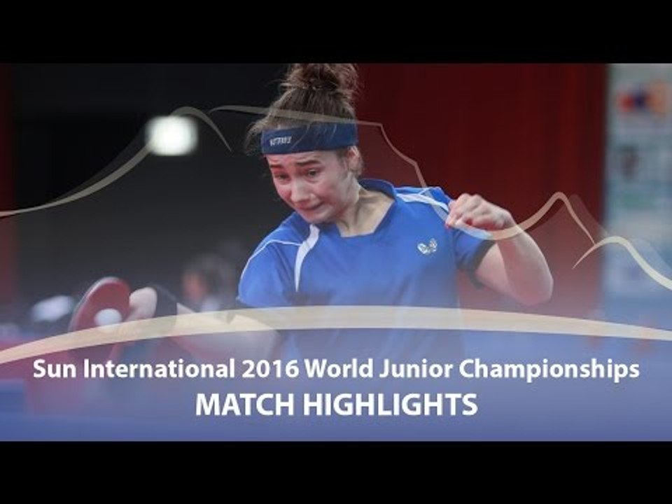 WJTTC 2016 Highlights: Miu Hirano vs Daria Trigolos (R16)