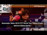 2016 World Tour Grand Finals Highlights: Kenta Matsudaira vs Wong Chun Ting (R16)
