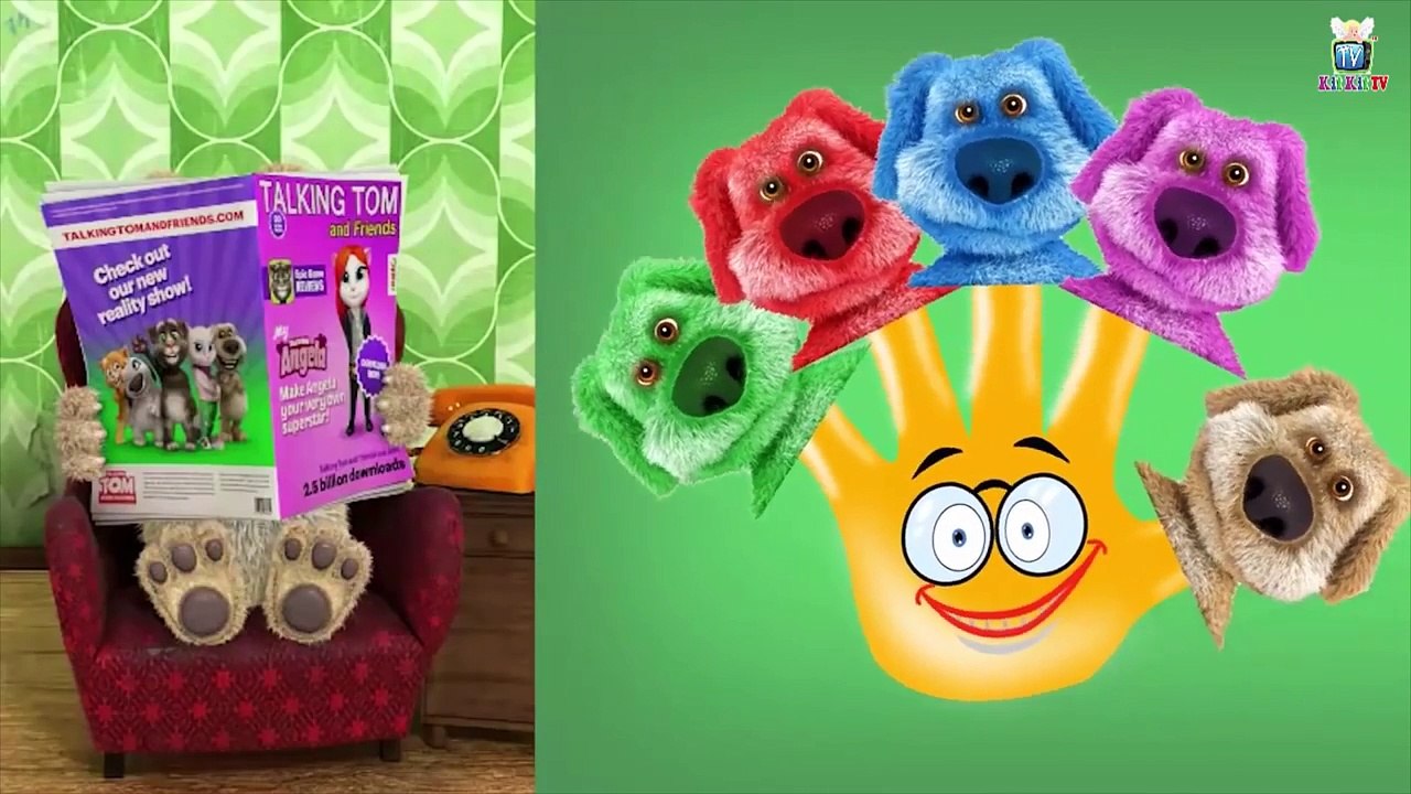 Talking Tom and friends Finger Family Play Doh Parody Song 2 - Finger Family Songs