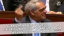 Quand Henri Emmanuelli faisait un doigt d'honneur à François Fillon