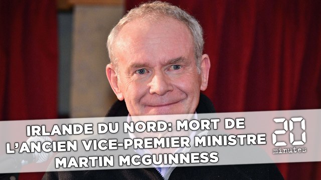 Irlande du Nord: Mort de l'ancien vice-Premier ministre Martin McGuinness