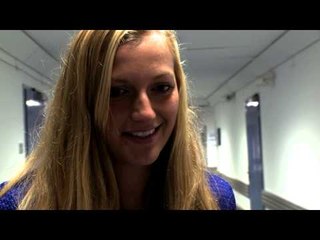 Petra Kvitova interview at 2013 Davis Cup semifinals