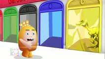 Learn Colors With Oddbods For Children | Learn colors with Elephant, dinosaur, Lion & Nurs