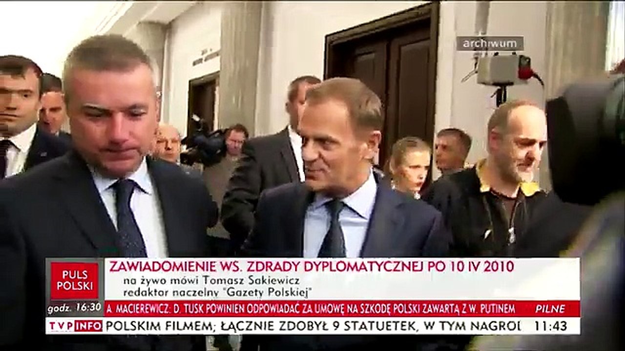 Tusk będzie ścigany listem gończym