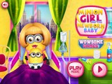 ♥ Minion Girl And The New Born Baby - Minion Baby Birth Game - Doctor Game For Kids