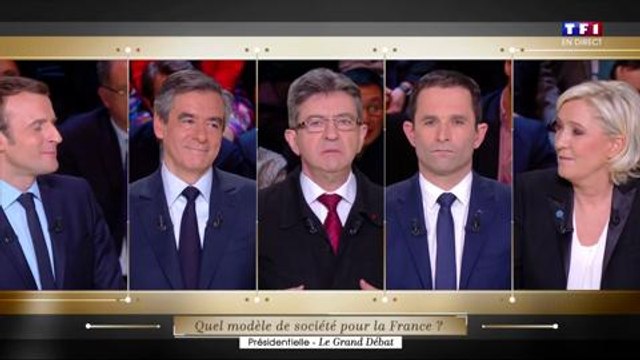 Le Grand Débat : Jean-Luc Mélenchon se paie François Fillon et Marine Le Pen