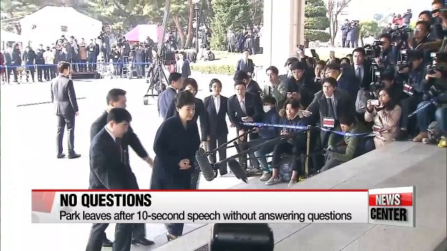 Park says 'sorry', vows sincere response to questioning
