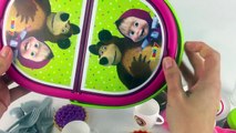 Маша и эль Пикник игрушка пластилин Пончики пицца маша и в медведь Набор для игр играть доч