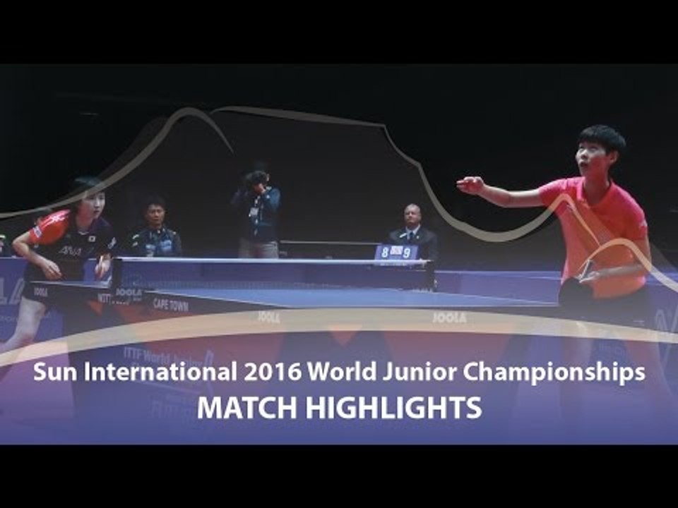 WJTTC 2016 Highlights: Hina Hayata vs Sun Yizhen (Team-Final)