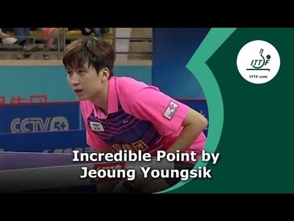 Incredible Table Tennis Point by Jeoung Youngsik