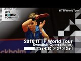 2016 Swedish Open Highlights: Bernadette Szocs vs Choi Hyojoo (U21-1/4)