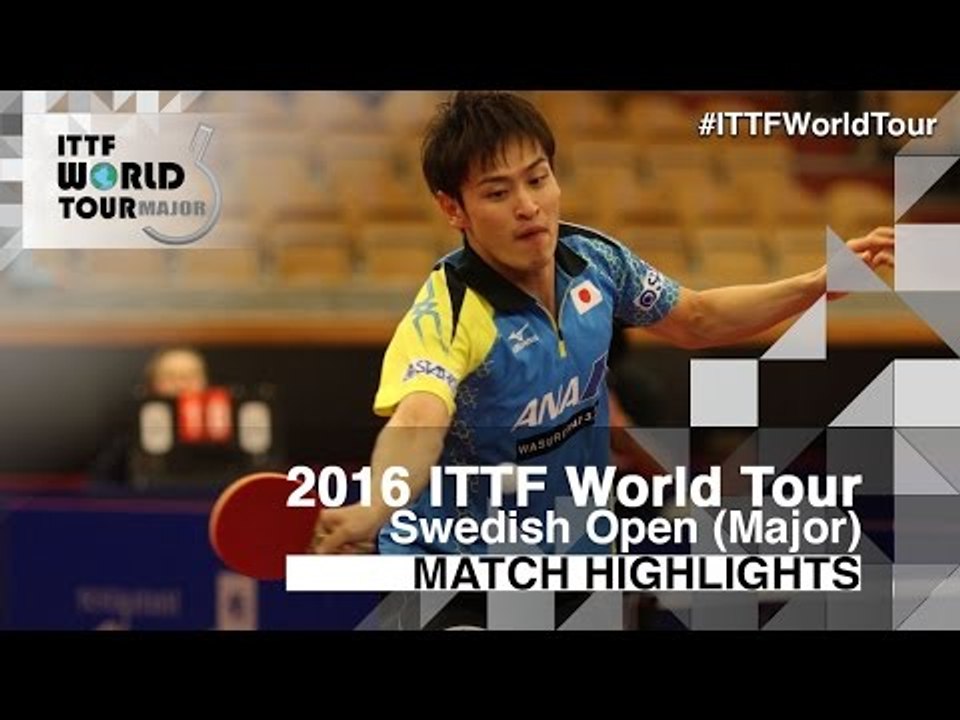 2016 Swedish Open Highlights: Yuya Oshima vs Mattias Karlsson (Final)