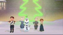 Disney Princess - jingle bells - Christmas Songs - Elsa Anna Rapunzel Kids songs Mmd Froze
