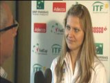 Serbia v Czech Republic - Exclusive Lucie Safarova Interview | Fed Cup 2012