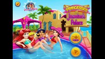 Princess Ariel, Belle & Jasmine Pool Party at the Palace! - Disney Princess Dress Up Games
