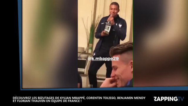 Equipe de France : Le bizutage de Kylian Mbappé, Florian Thauvin, Benjamin Mendy et Corentin Tolisso (Vidéo)
