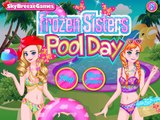 ☆ Disney Princess Frozen Elsa & Anna Sisters Pool Day Makeover Amazing Game For Kids