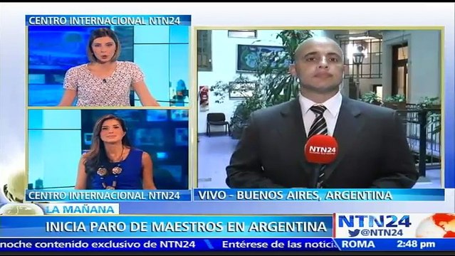 Gremios de maestros en Argentina inician paro de 48 horas para exigir aumentos salariales