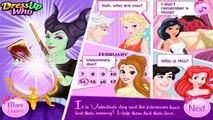 Disney Princesses Elsa Ariel Jasmine & Belle Valentines Chaos - Dress Up Games For Grils