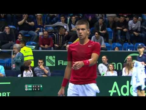 Highlights: Viktor Troicki (SRB) v Borna Coric (CRO)