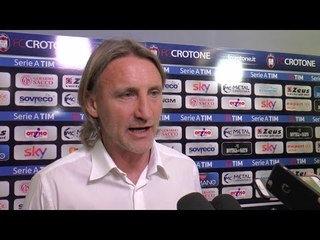 Post Fiorentina, mister Nicola in Mixed Zone