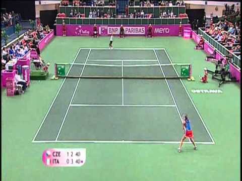 Fed Cup Highlights: Petra Kvitova v Francesca Schiavone