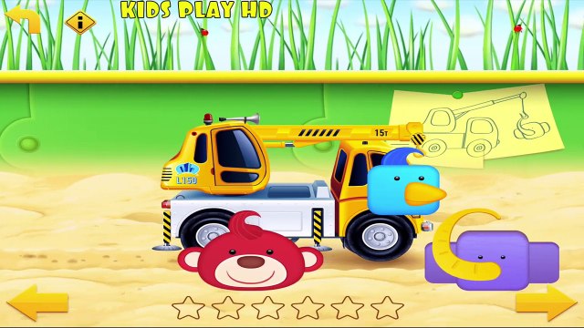 Мультик. Игра для детей. Строительные машины. Мультики про машинки.