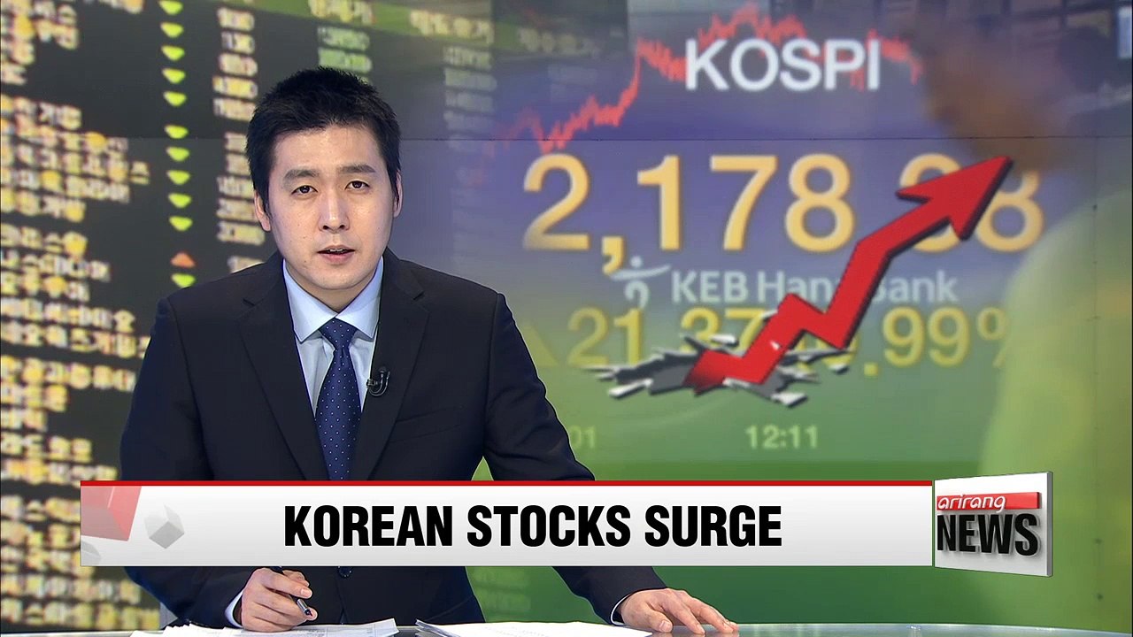 Korean stocks log highest close since July 2011