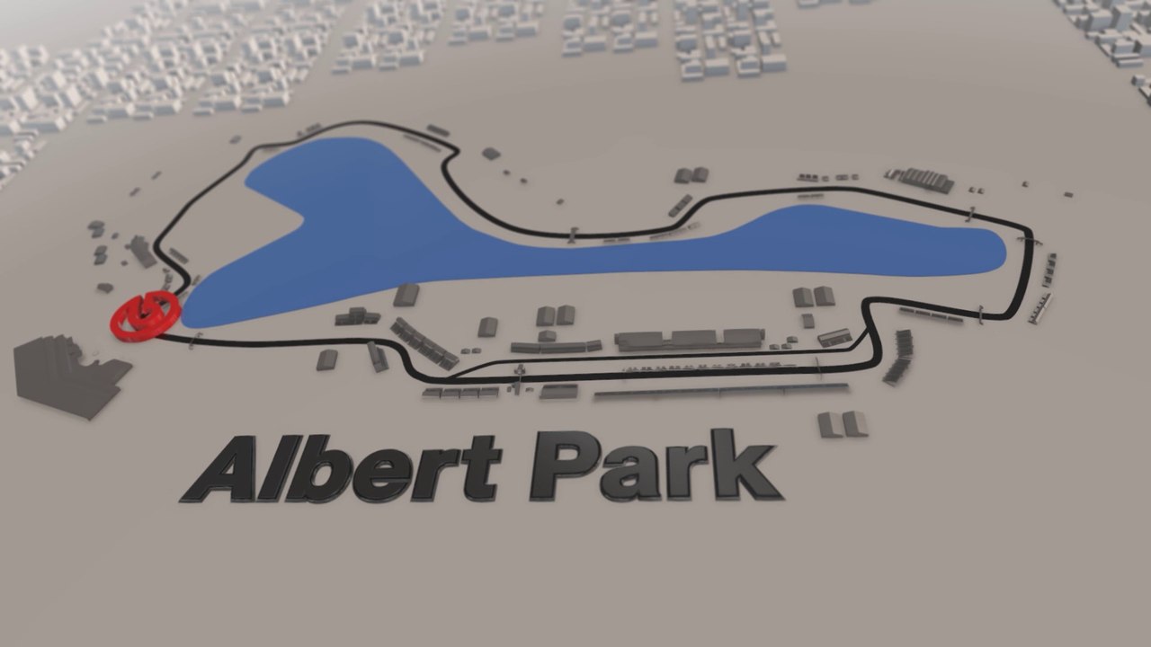 Der härteste Bremspunkt im Australien GP