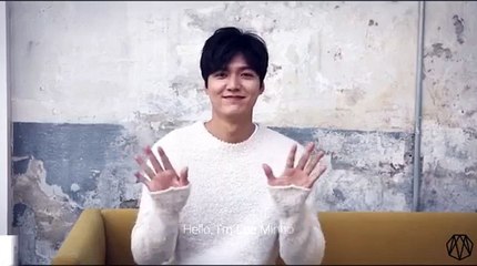 Lee Min Ho Message 日本語字幕